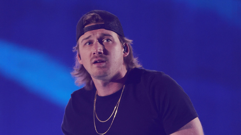 Morgan Wallen performing onstage