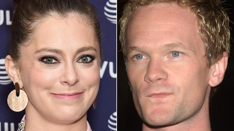 Rachel Bloom smiling, Neil Patrick Harris