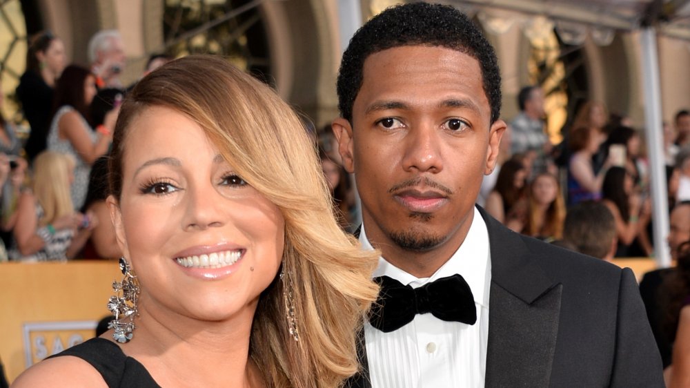 Mariah Carey and Nick Cannon at The 20th Annual Screen Actors Guild Awards 