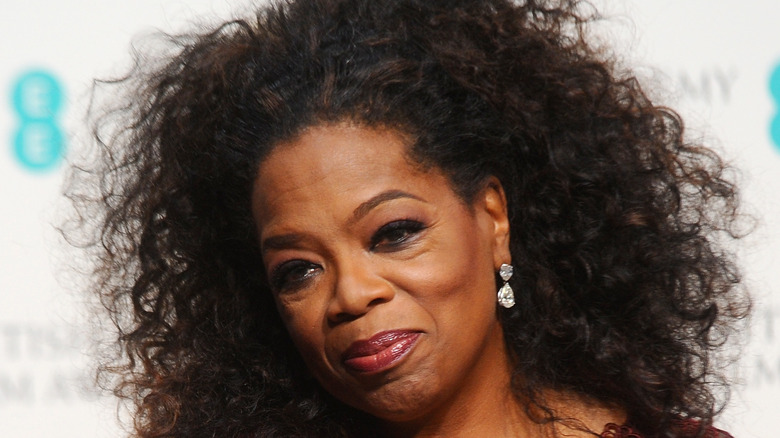 Oprah Winfrey on red carpet