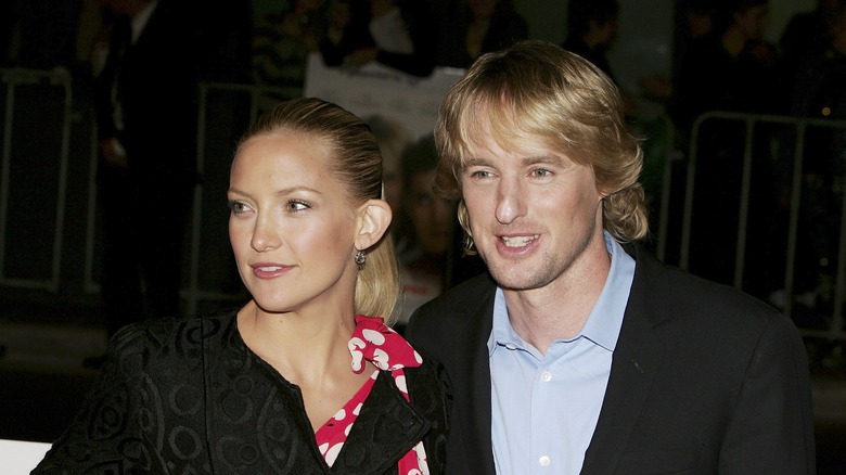 Owen Wilson and Kate Hudson pose together at their movie premiere