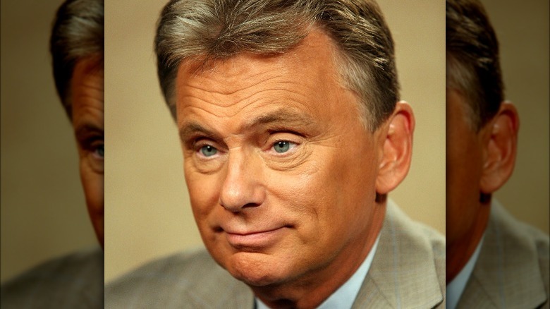 A closeup of Pat Sajak