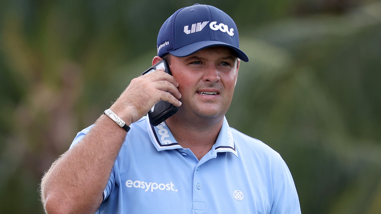 Patrick Reed, on the phone