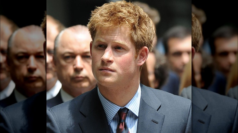 Prince Harry posing