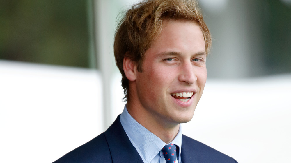 Prince William smirking