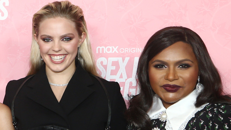 Renée Rapp and Mindy Kaling smiling