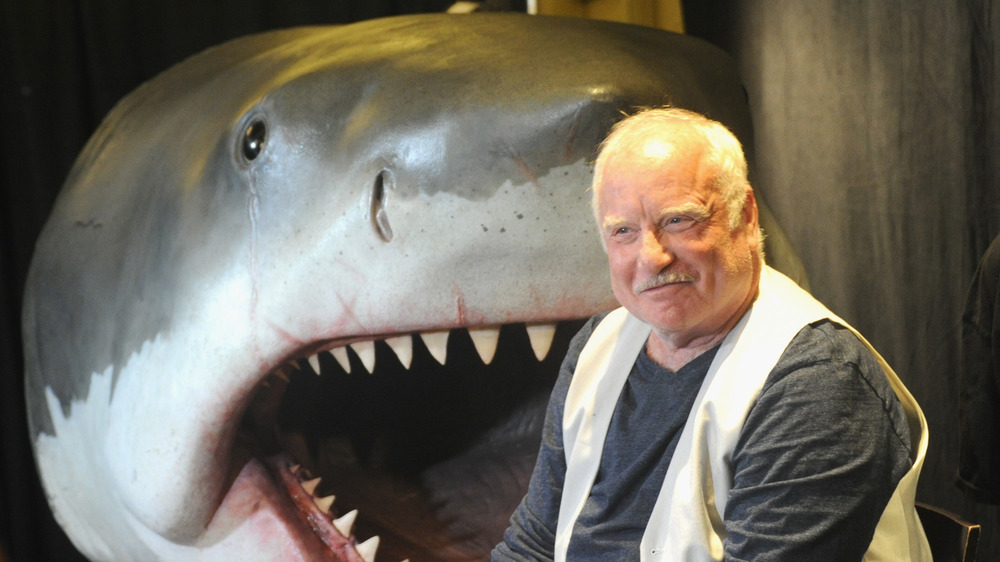 Richard Dreyfuss with shark