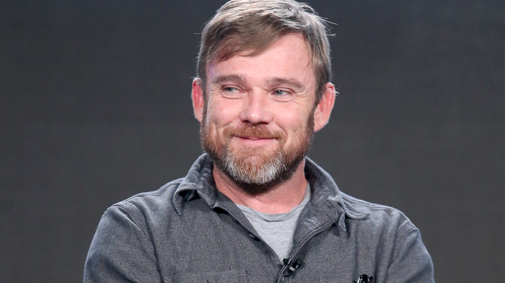 Ricky Schroder smirking