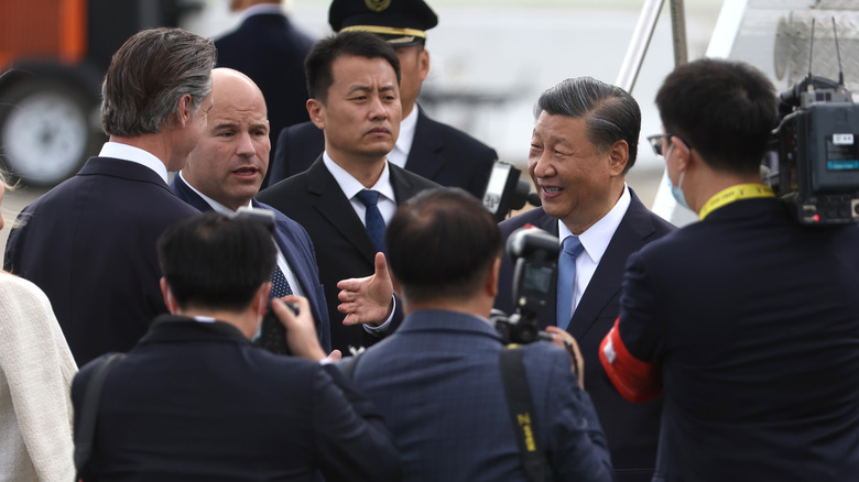 Gavin Newsom meets Xi Jinping