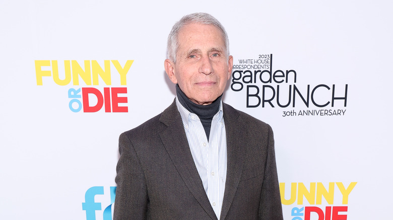 Anthony Fauci on red carpet