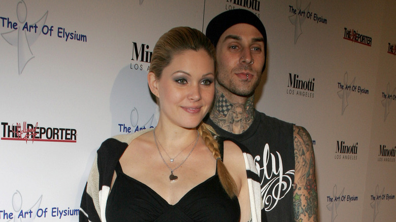 Shanna Moakler with Travis Barker