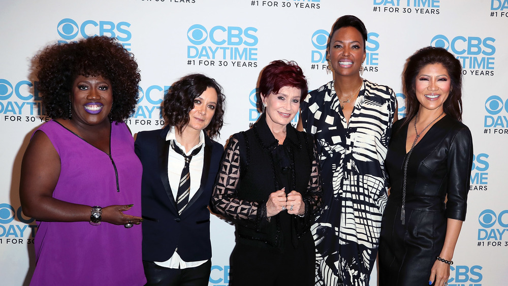 Sharon Osbourne and The Talk co-hosts 