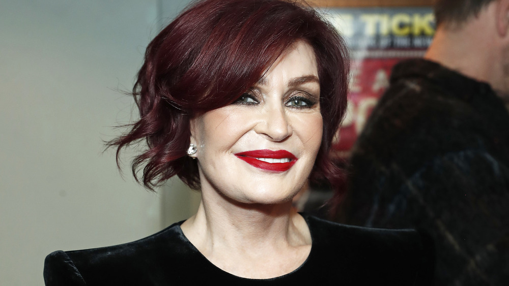 Sharon Osbourne smiling 