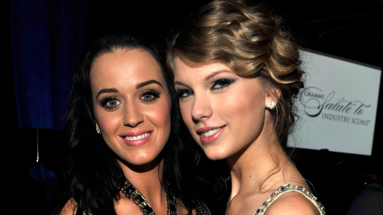 Taylor Swift and Katy Perry all smiles