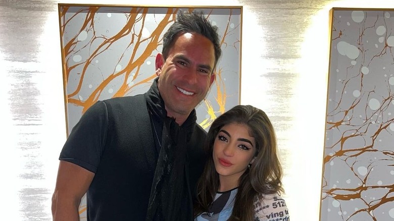 Louie Ruelas poses with Milania Giudice