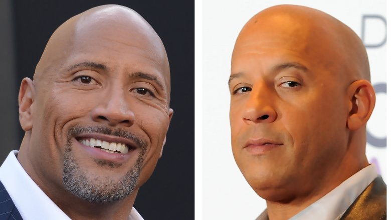 Dwayne 'The Rock' Johnson and Vin Diesel