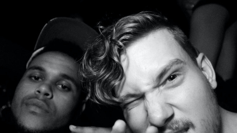 The Weeknd and Jeremy Rose take a selfie