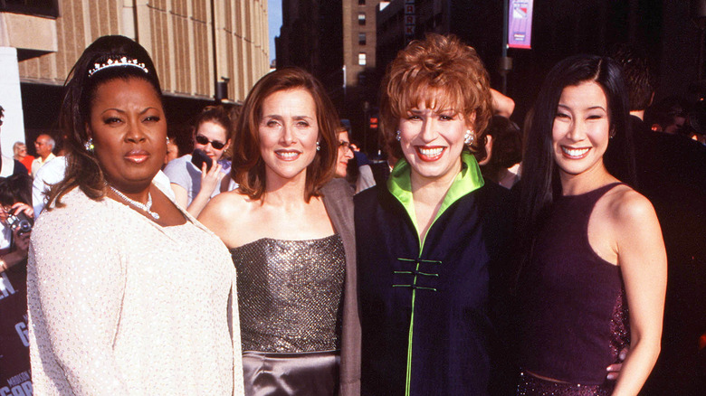 Four of The View co-hosts posing