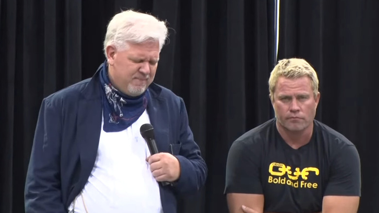 Tim Ballard and Glenn Beck at an event