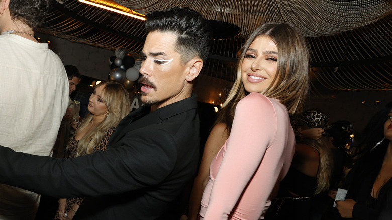 Tom Sandoval and Raquel Leviss dancing