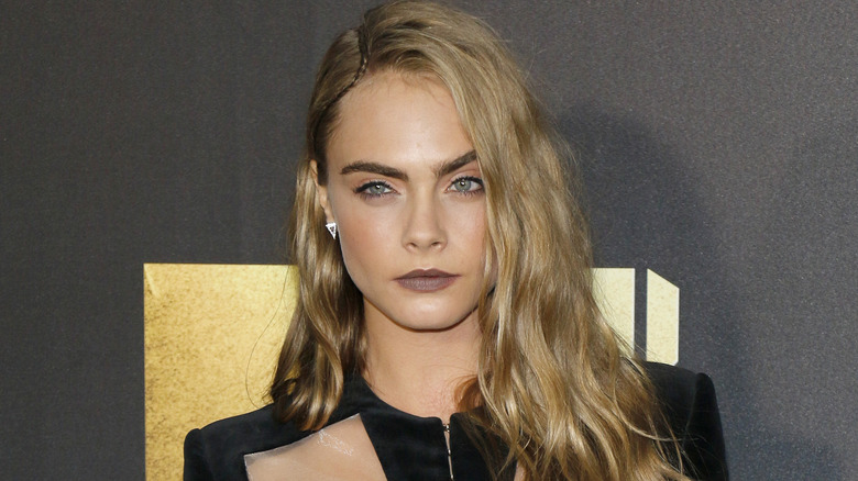 Cara Delevingne on the red carpet