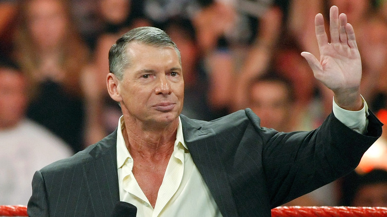 Vince McMahon waving 