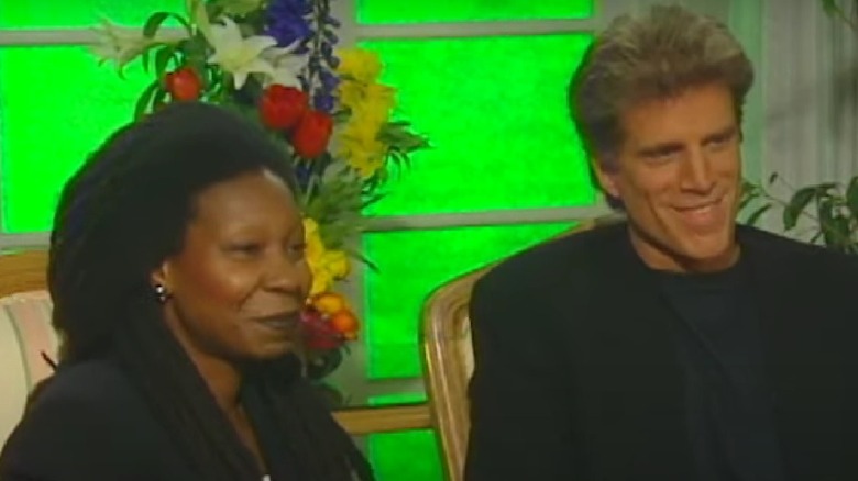 Whoopi Goldberg and Ted Danson smiling 