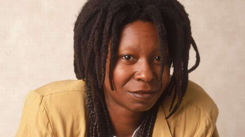 Whoopi Goldberg posing 