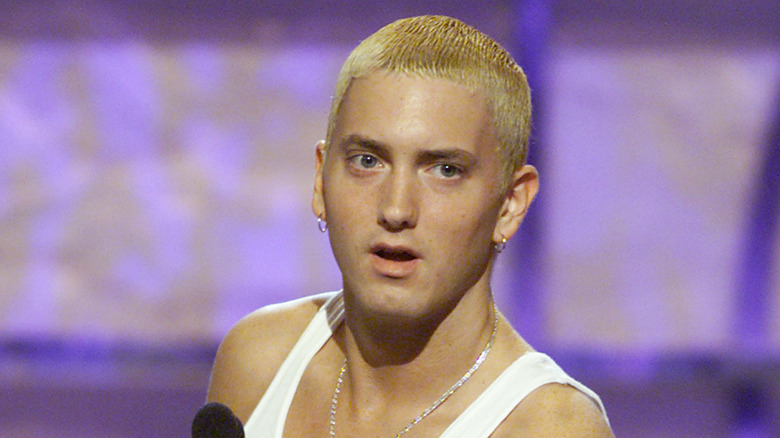 open-mouthed Eminem