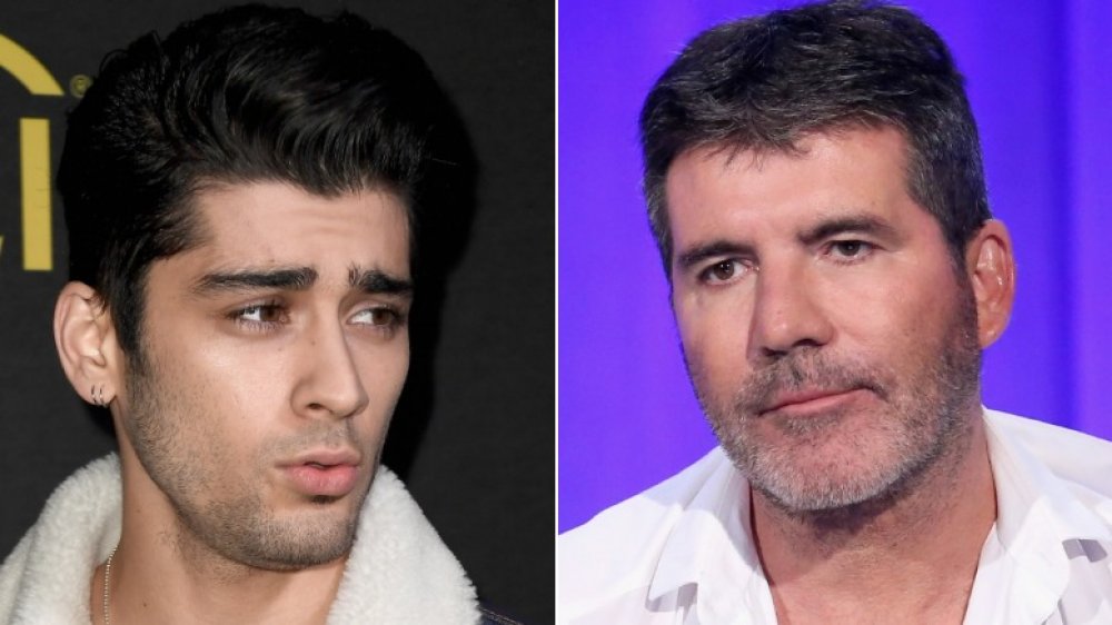 Zayn Malik and Simon Cowell