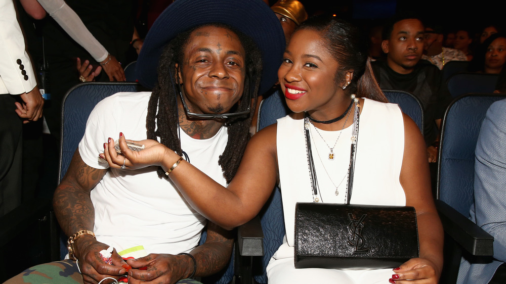 Lil Wayne with daughter Reginae Carter