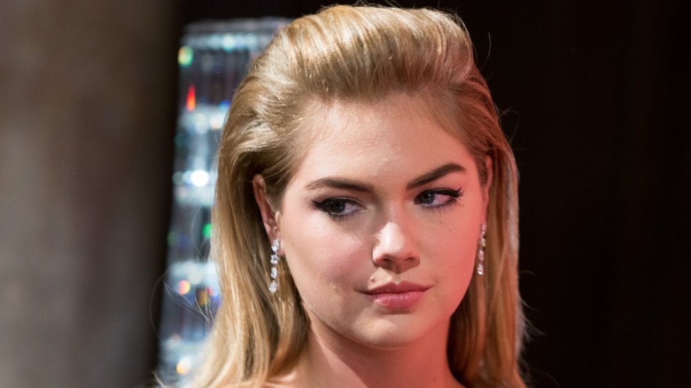 Kate Upton close up, giving side-eye