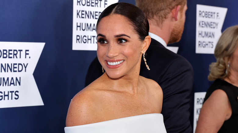 Meghan Markle smiling