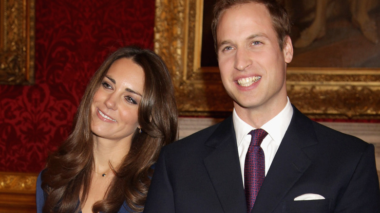 Prince William and Kate Middleton smiling