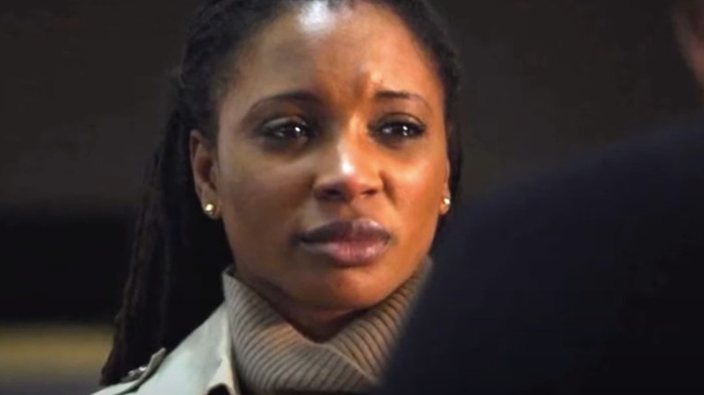 Shanola Hampton cries in Criminal Minds