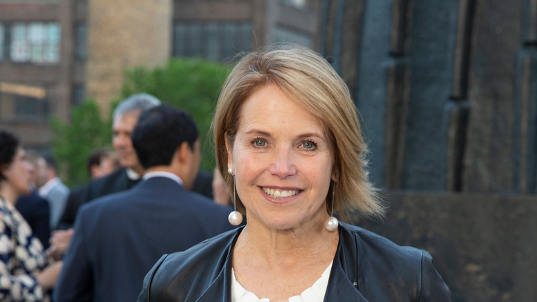 Katie Couric walking down the street