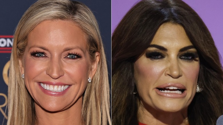 Split image of Ainsley Earhardt and Kimberly Guilfoyle