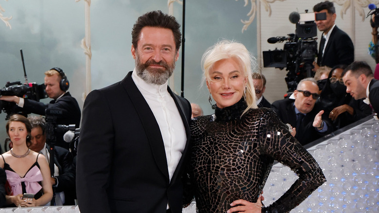 Hugh Jackman and Deborra-Lee Furness at the Met Gala