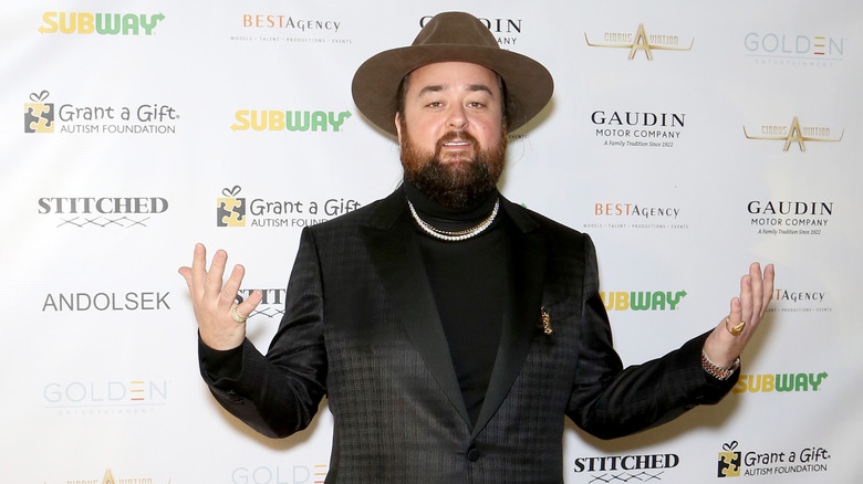 Austin Chumlee Russell wearing brown hat