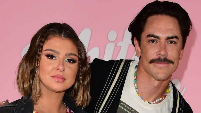 Raquel Leviss and Tom Sandoval posing together