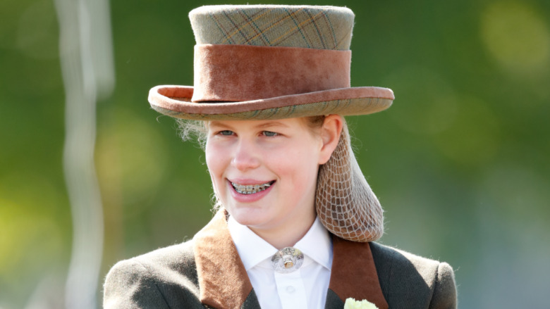 Lady Louise Windsor smiling