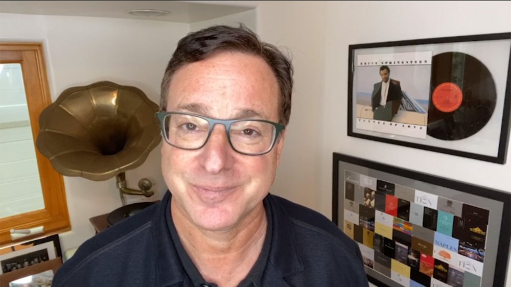 Bob Saget in a virtual fundraiser in 2020