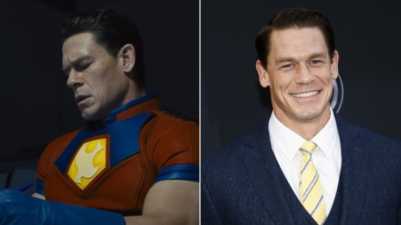 Peacemaker in The Suicide Squad, John Cena smiling