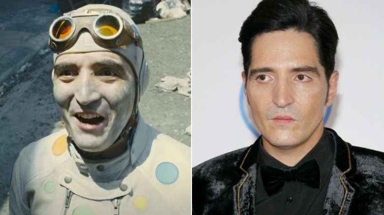 Polka-Dot Man in The Suicide Squad, David Dastmalchian looking serious