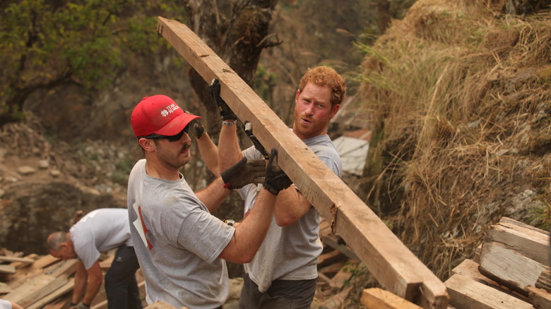 Prince Harry with Team Rubicon