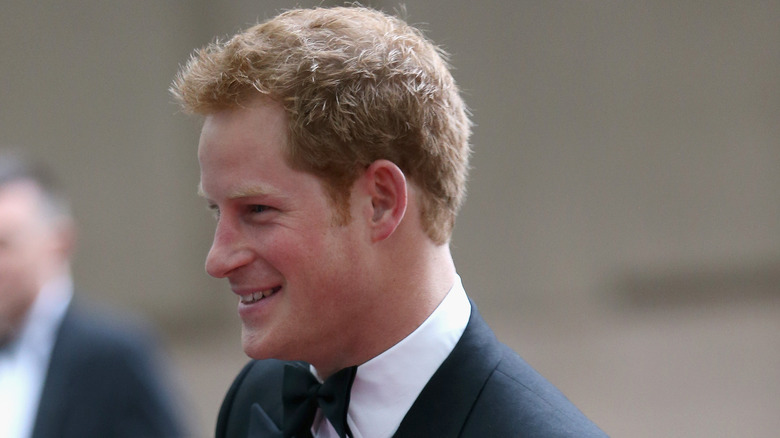 Prince Harry smiling