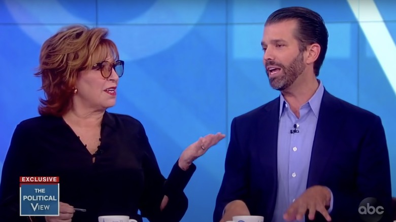 Joy Behar and Donald Trump Jr