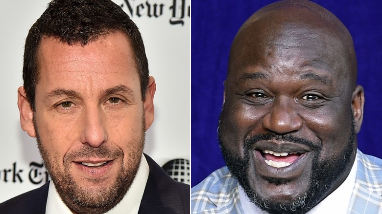 Adam Sandler and Shaquille O'Neal