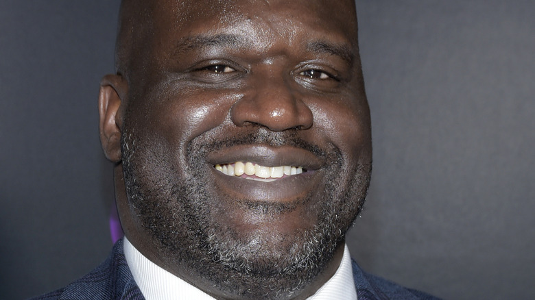 Shaquille O'Neal smiling