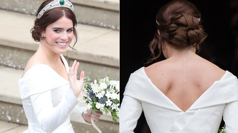 Princes Eugenie in her wedding dress